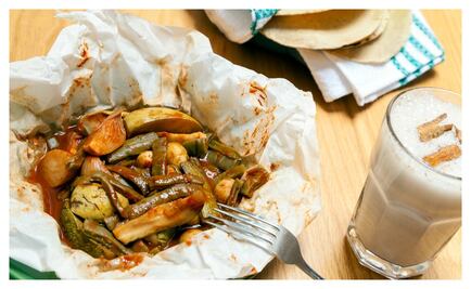 #RECETA de Mixiote de verduras