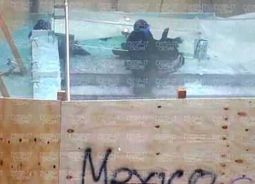 Mujeres resultan heridas tras romper cristal en Metro Hidalgo; captan video