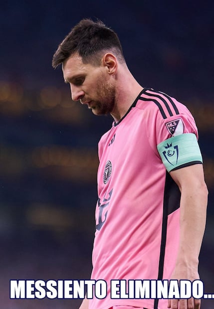 FOTO: ESPECIAL - Los mejores MEMES de la eliminación de Messi y el Inter Miami; así se burlan las redes