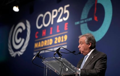 Decepciona a ONU resultado de cumbre climática COP25