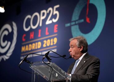 Decepciona a ONU resultado de cumbre climática COP25