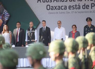 A dos años, gobierno de Oaxaca recuerda a las víctimas del terremoto