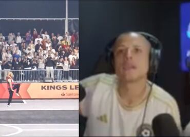 VIDEO: El Escorpión Dorado se burló de Chicharito imitando su celebración de gol en la Kings League Americas