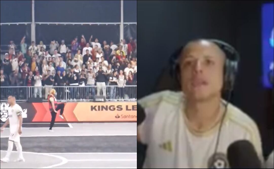 El Escorpión Dorado festeja como Chicharito / Foto: Especiales