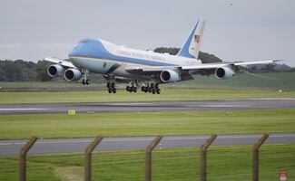 Biblioteca de Trump en Miami exhibirá un Air Force One retirado; "habrá que quitarle las alas para poder colarlo ahí", dice su hijo Eric