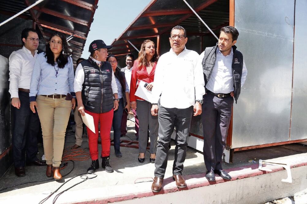 Francisco Caballero, titular de la Secretaría de Desarrollo Económico, se comprometió a que los locatarios recibirán un inmueble que cumpla con sus necesidades y requerimientos. Foto: ESPECIAL