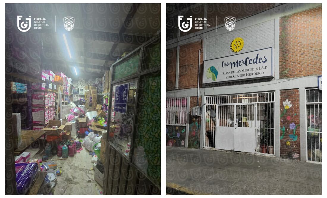 Casa de las Mercedes. Foto: Fiscalía de la CDMX
