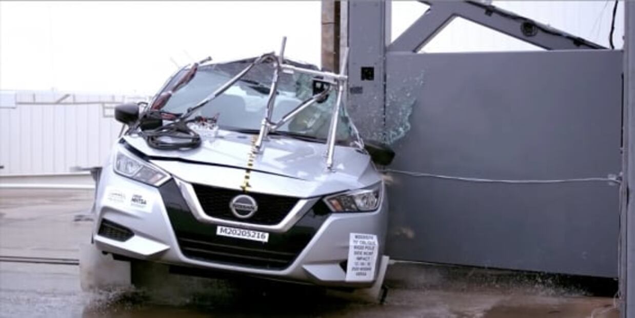 Nuevo Nissan Versa recibe 5 estrellas en seguridad