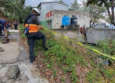 Reportan desgajamiento de ladera en Tlalpan; no se reportan viviendas con daño estructural
