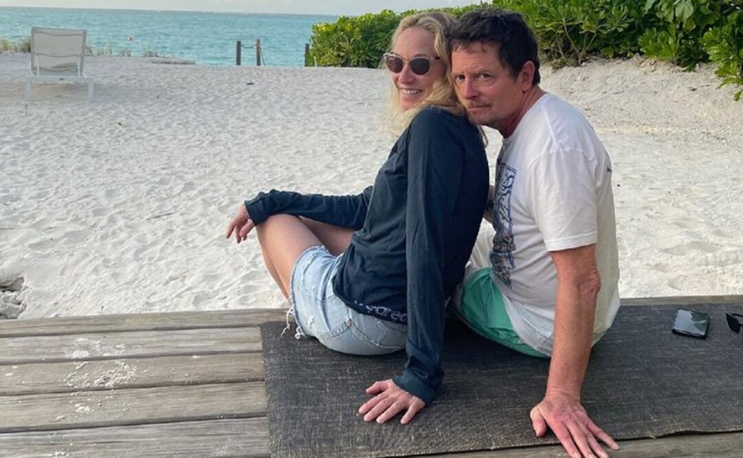 Alejado de los escenarios y junto a su esposa, es como el actor Marty McFly celebra sus 60 años- Vía Instagram Tracy Pollan