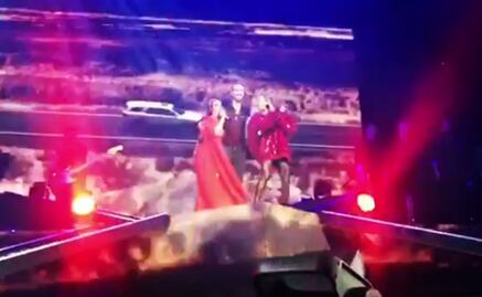 Rafael Amaya sorprende en show de Ale Guzmán y Gloria Trevi