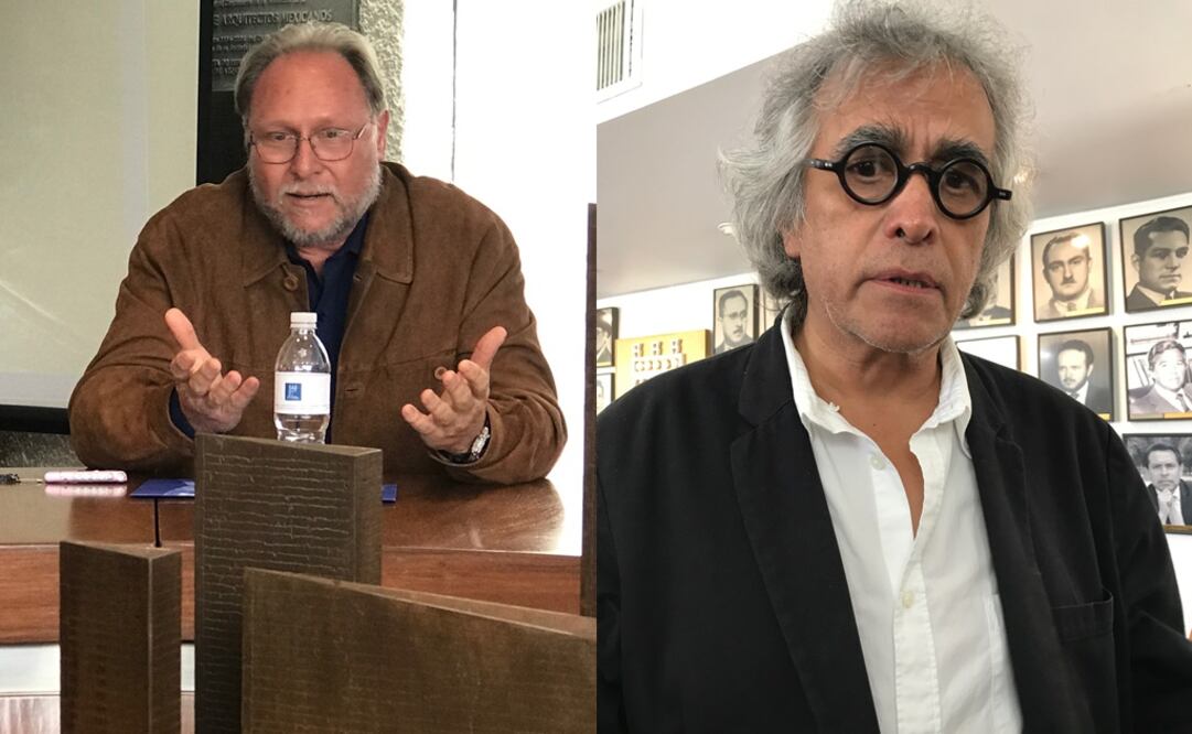 Daniel Goeritz y Gustavo Avilés critican iluminación de Torres de Satélite. (Foto: Rebeca Jiménez/El Universal)