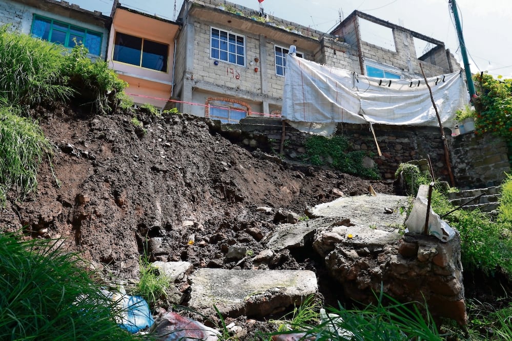 Las lluvias ponen en riesgo a asentamientos en zonas altas. Foto: Alejandro Vargas/ EL UNIVERSAL