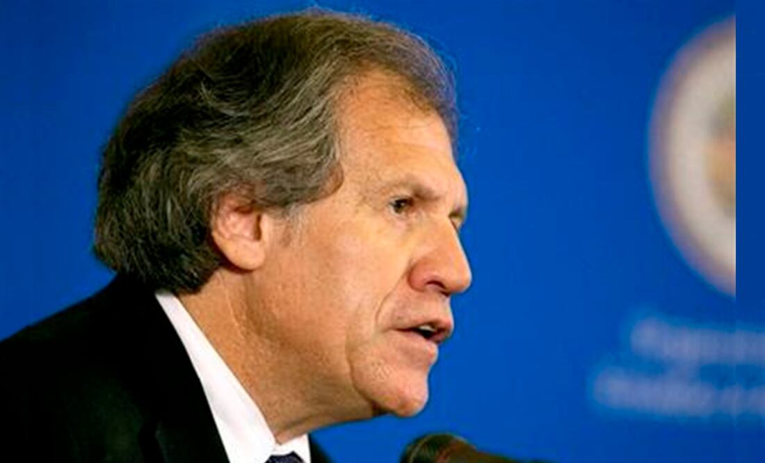 Former Uruguay Foreign Minister Luis Almagro, speaks to the general assembly in the Hall of the Americas at the OAS in Washington. (Photo: AP)