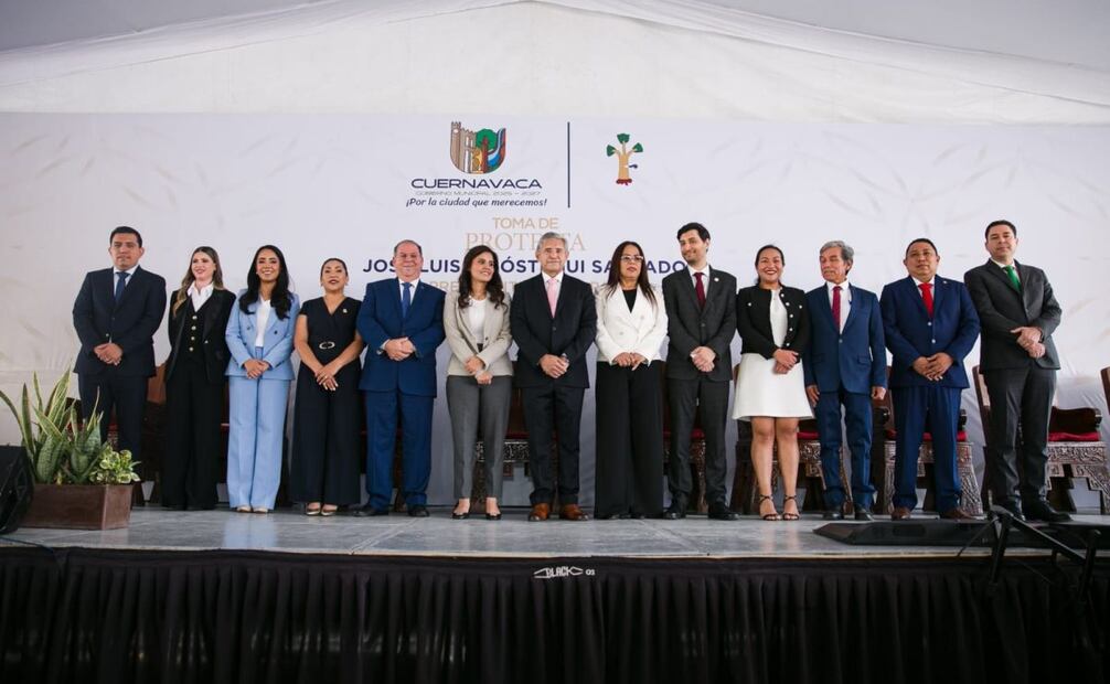 José Luis Urióstegui Salgado, alcalde de Cuernavaca (31/12/2024). Foto: Especial