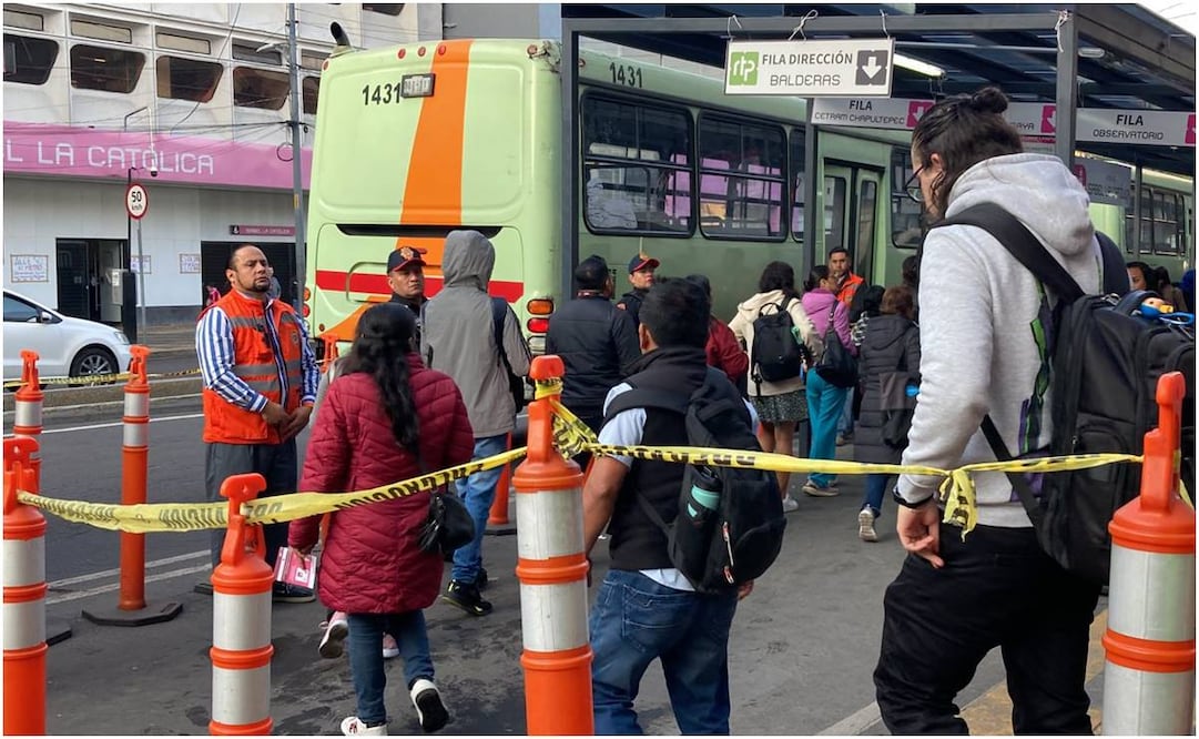 Metro Línea 1 en el tramo Isabel La Católica a Observatorio. Foto: Gaspar Betancourt/ EL UNIVERSAL