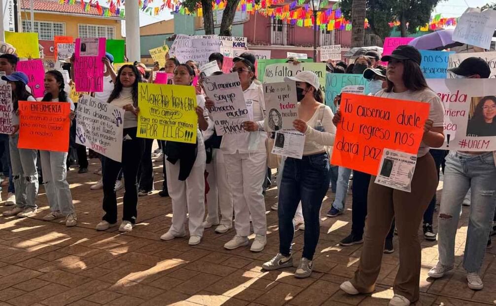 Manifestación por la desaparición de Karol Toledo (05/03/2026). Foto: Justino Miranda / EL UNIVERSAL