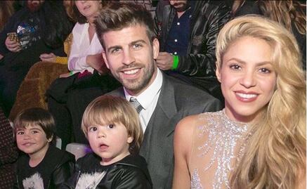 Shakira, Piqué y sus hijos llegan a Colombia para recibir el 2017