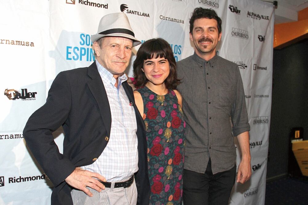 Juan Carlos Colombo, Sofía Espinosa y el director Max Zunino (AGUSTÍN SALINAS. EL UNIVERSAL)