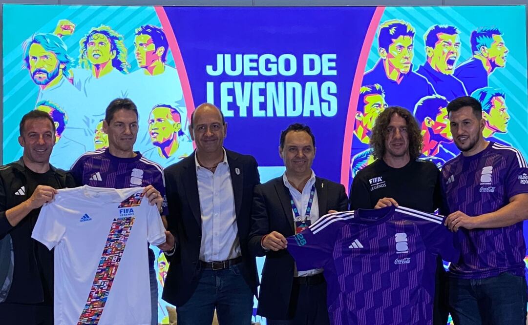 Monterrey recibe a estrellas internacionales en Juego de Leyendas rumbo al Mundial 2026 - Foto: Nicolás Schiller Solti / EL UNIVERSAL