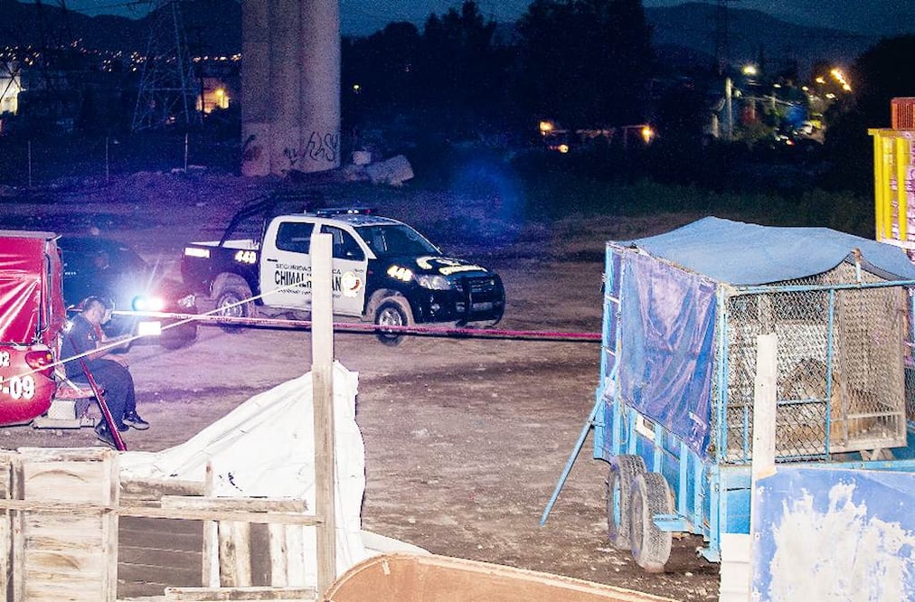 En el municipio de Nezahualcóyotl estaban los animales en dos remolques, uno de ellos del circo chino de Pekín (CRISTOPHER ROGEL. EL UNIVERSAL)