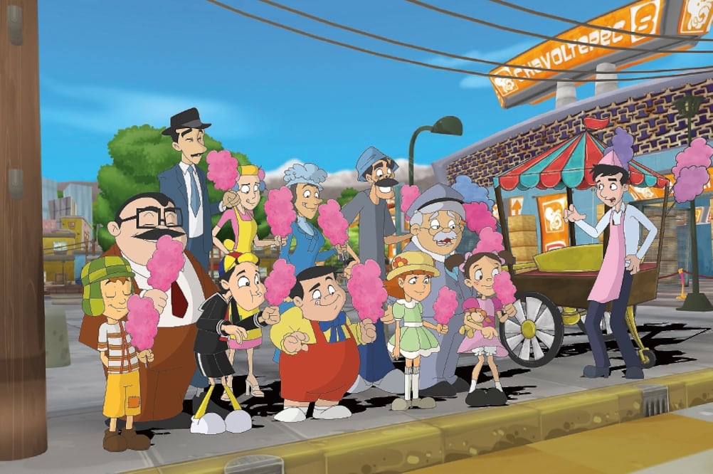 Al menos 25% de los ingresos de Ánima Estudios proviene de la realización de servicios o series para terceros como la serie de ‘El Chavo Animado’, elaborada para Grupo Chespirito (CORTESÍA)