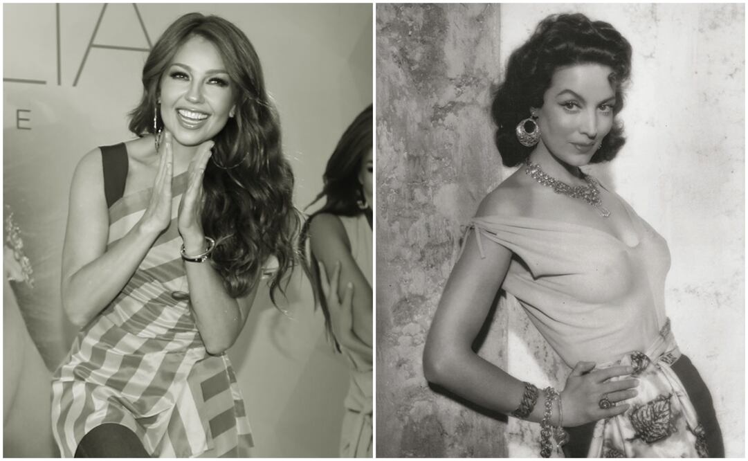 Thalía y María Félix. Foto: Archivo