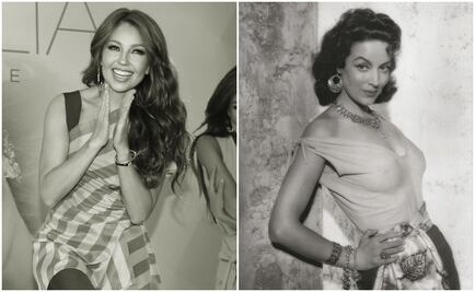 Thalía sorprende con caracterización de María Félix