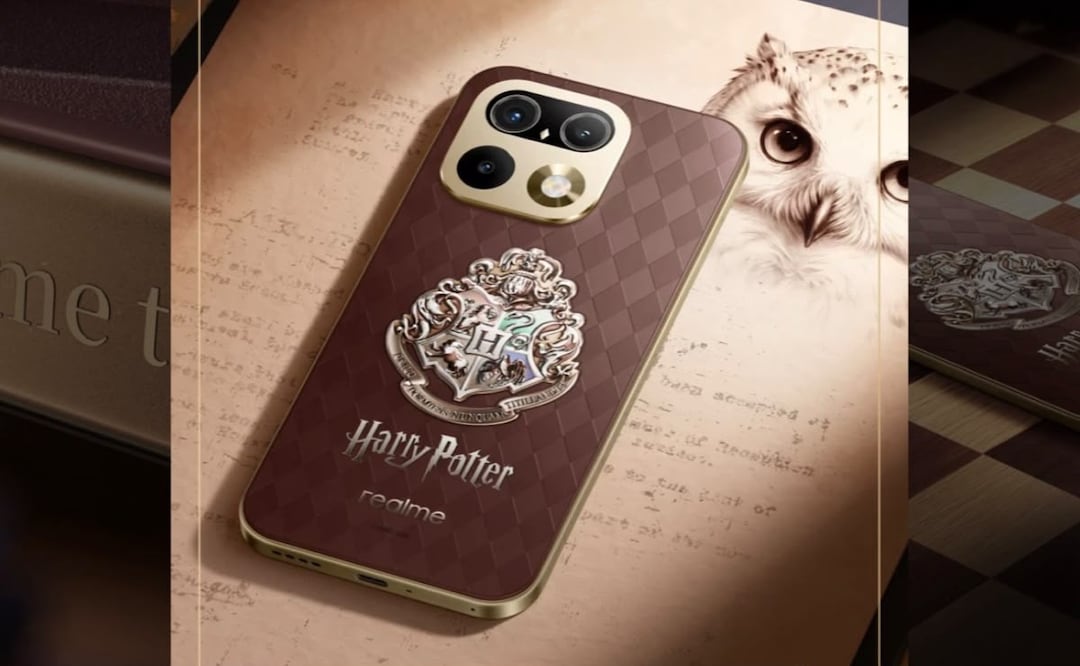Harry Potter llega al mundo tecnológico con este dispositivo de diseño temático. Foto: Realme