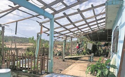 Huracán Agatha: Damnificados a la orilla del mar, sin ayuda