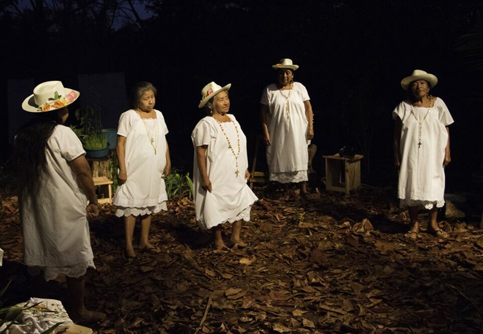Mujeres mayas participarán en obras de teatro para fomentar el sentido étnico (Foto: Cuauhtémoc Moreno)