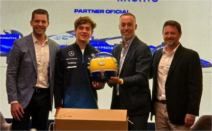 Franco Colapinto presentó el casco con el que correrá en el Gran Premio de México