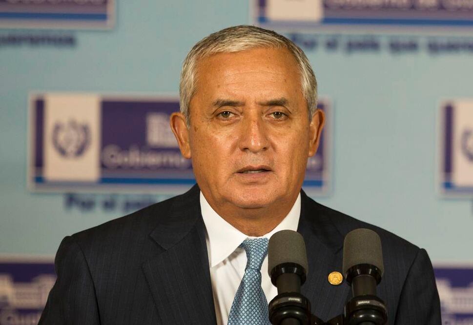 Presionado El presidente Otto Pérez enfrenta una grave crisis por varios escándalos de corrupción en su gobierno. Foto AP