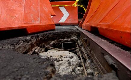 Aparece grieta en respiradero de túnel del Metro