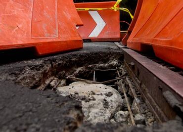 Aparece grieta en respiradero de túnel del Metro