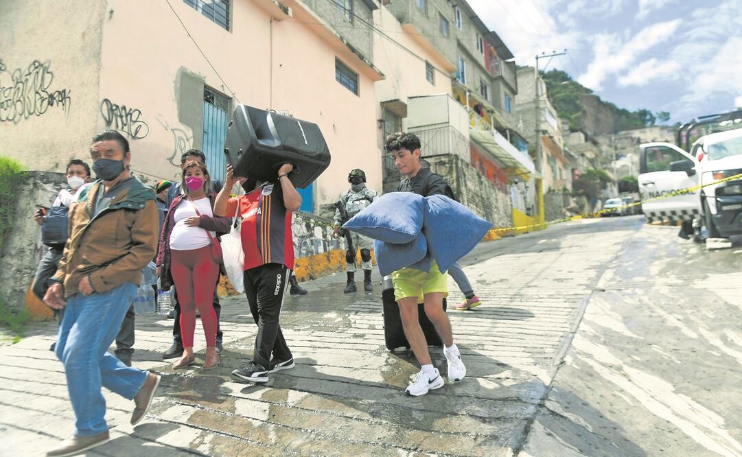 En el derrumbre 11 familias perdieron sus viviendas. Foto: Archivo/ EL UNIVERSAL