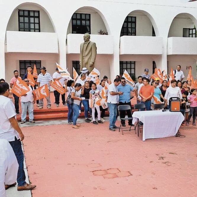 En Quintana Roo iniciaron ayer las campañas para elegir diputados locales y alcaldes. Los comicios serán el próximo 2 de junio. ESPECIAL