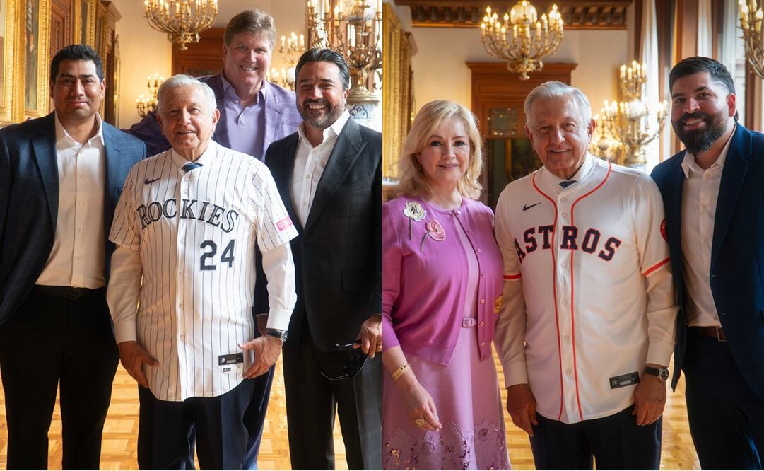López Obrador se reúne con gente de Astros y Rockies