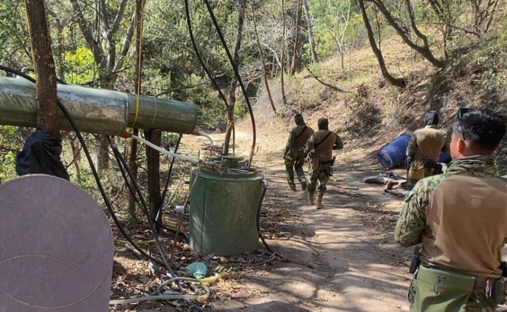 Laboratorio clandestino de cocimiento, en inmediaciones del poblado de Chacala, Durango. Foto: especial
