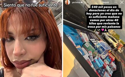 Yeri Mua dona 50 mil pesos en productos para damnificados de Poza Rica