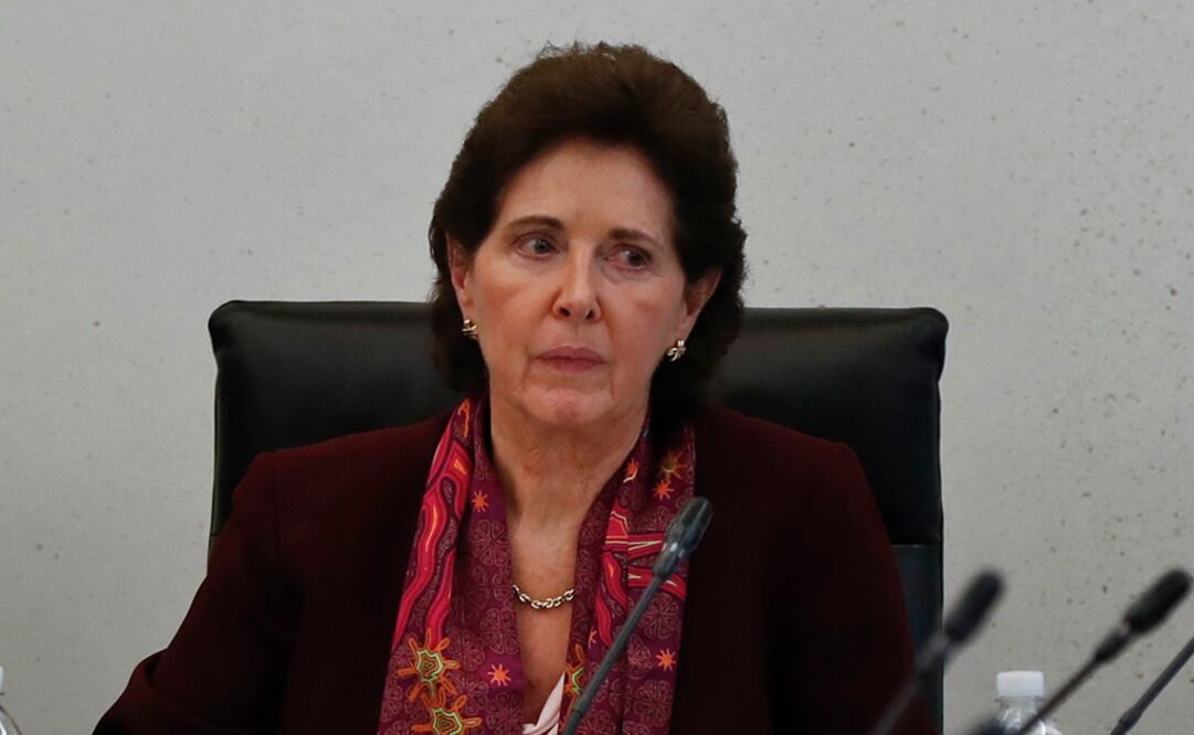 Ls secretaria de cultura, Maria Cristina Garcia tuvo una reunion de trabajo en el senado de la republica. (Cristopher Rogel Blanquet/El Universal)