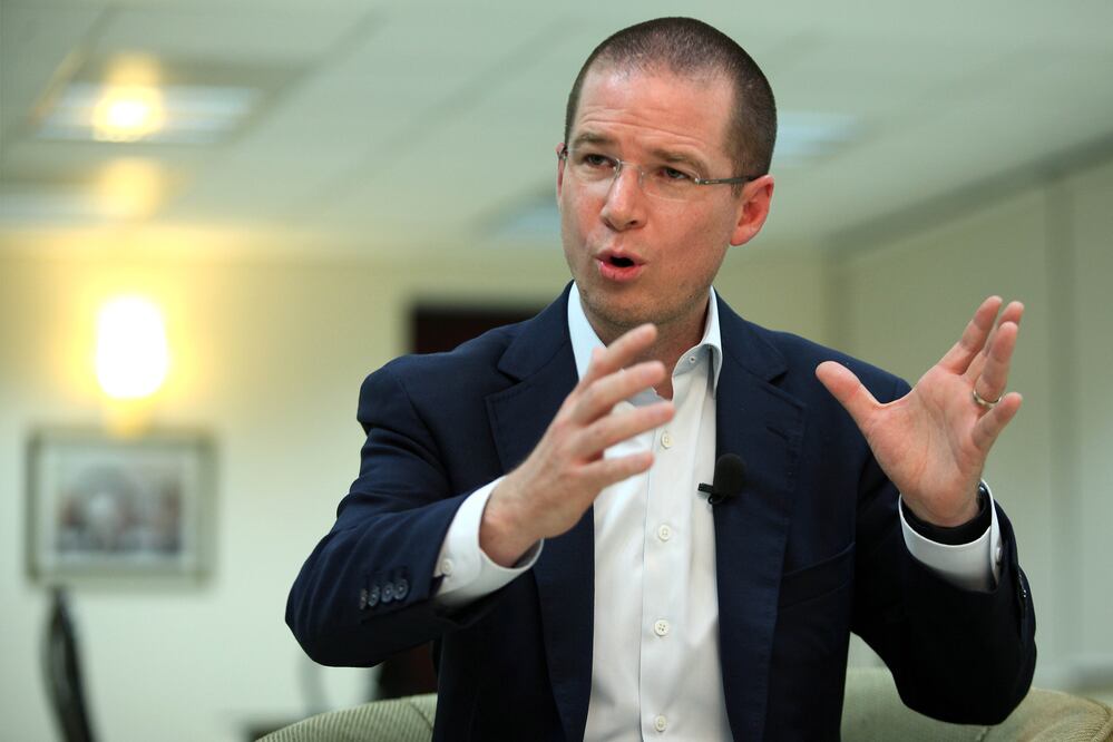 Ricardo Anaya Cortés, presidente nacional del PAN (LUCÍA GODÍNEZ. EL UNIVERSAL)
