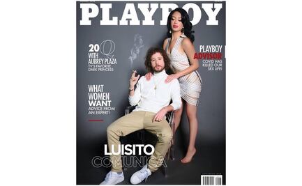 Luisito Comunica, en la portada de Playboy África fumando marihuana