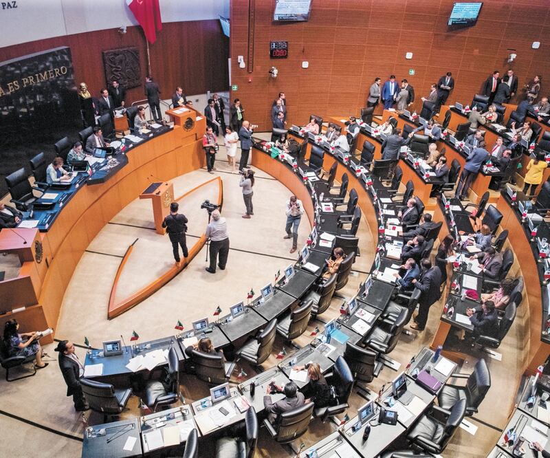 Iniciativa . La bancada de MC plantea contar las papeletas e informar cuántos legisladores hay antes de una votación por cédula. ARCHIVO EL UNIVERSAL