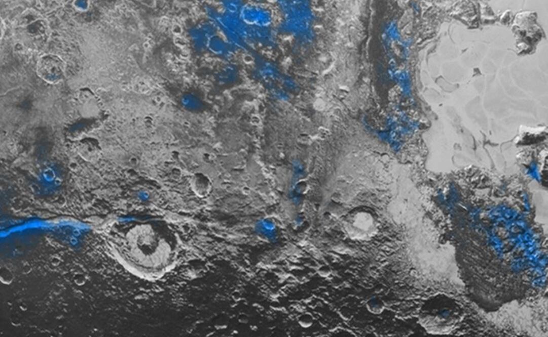 Las partículas en sí son grises o rojas, pero hay un claro tinte azul en la imagen. Foto: NASA