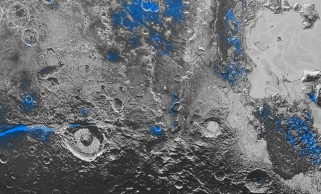 Las partículas en sí son grises o rojas, pero hay un claro tinte azul en la imagen. Foto: NASA