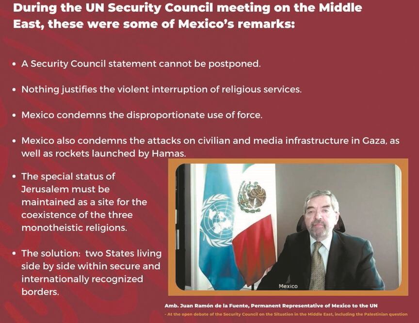 El embajador de México ante la ONU, Juan Ramón de la Fuente, pidió al Consejo de Seguridad llamar a proteger a los civiles. Foto: TOMADA DE TWITTER