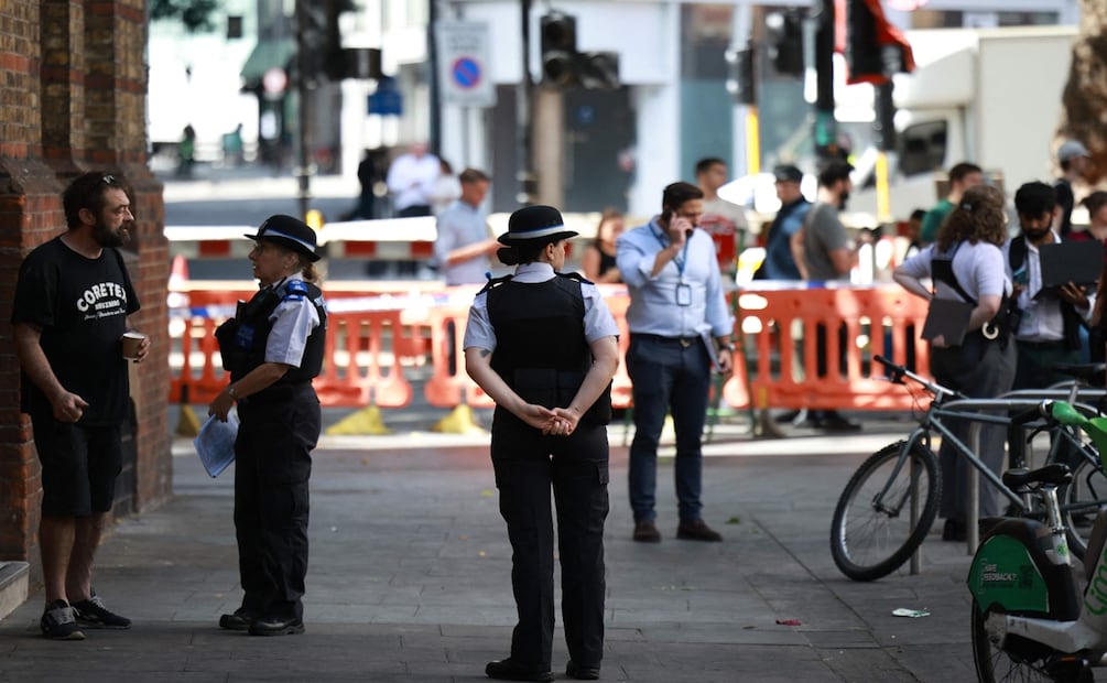 Apuñalamiento en Covent Garden, Londres, deja 4 heridos; una mujer fue detenida. Foto: AFP