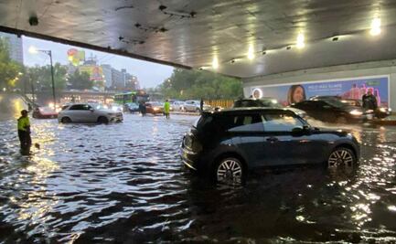 CDMX enfrenta encharcamientos y árboles colapsados por fuertes lluvias; estas son las zonas más afectadas