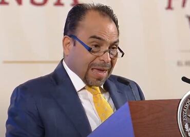 David Aguilar Romero se estrena en la mañanera de AMLO, en sustitución de Sheffield